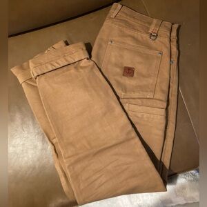 Iron & Resin Men's tan Union Work Pants - size 31